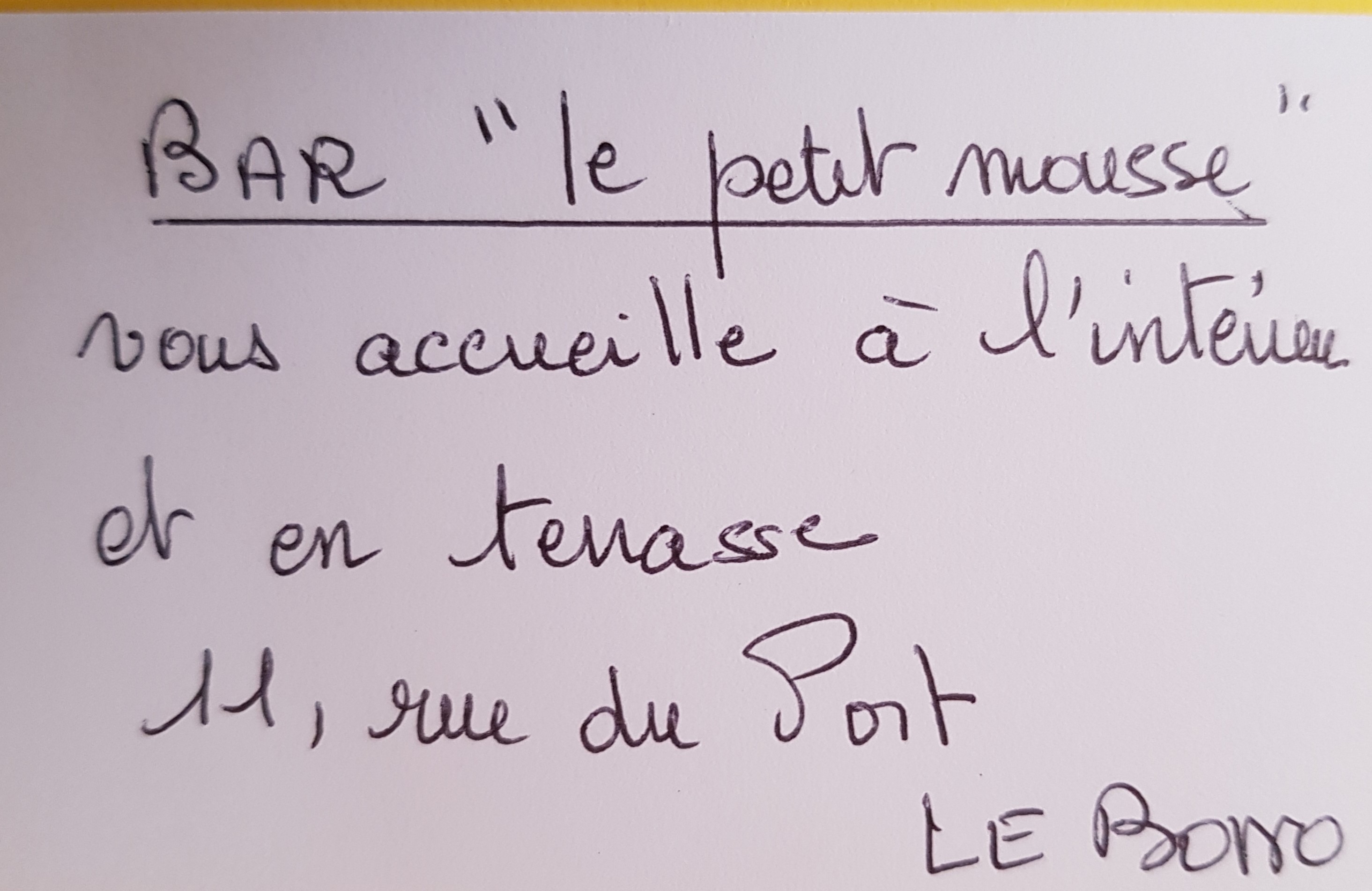Le ptit mousse